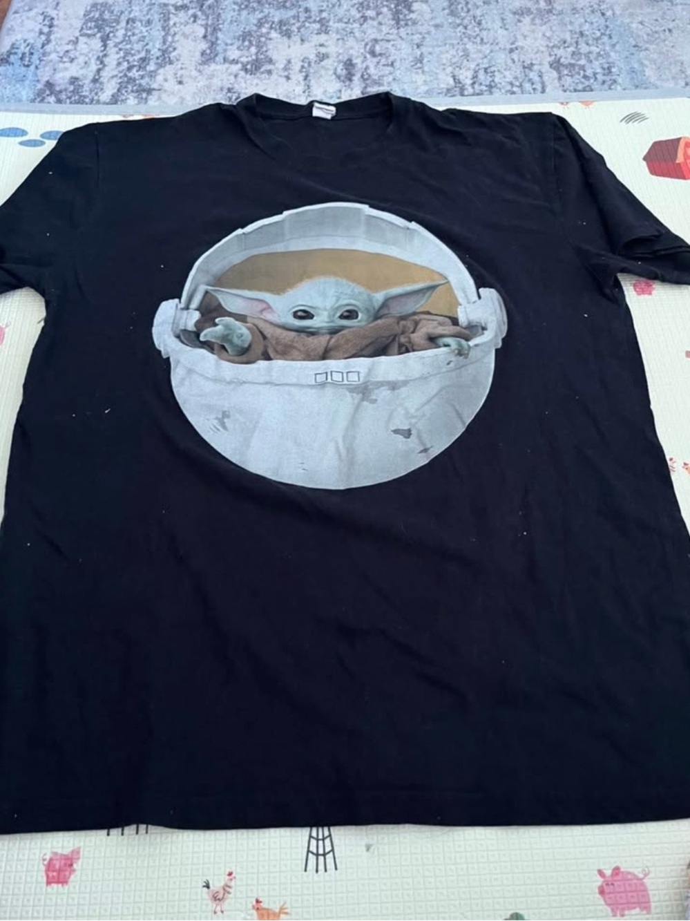 Black Star Wars The Child (Grogu) Graphic Tee